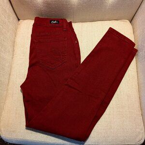 Women's Red Jeans by Earl Size 4